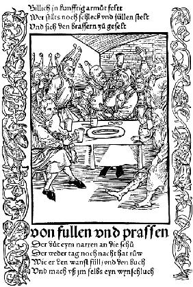 Illustration to the book "Ship of Fools" by Sebastian Brant