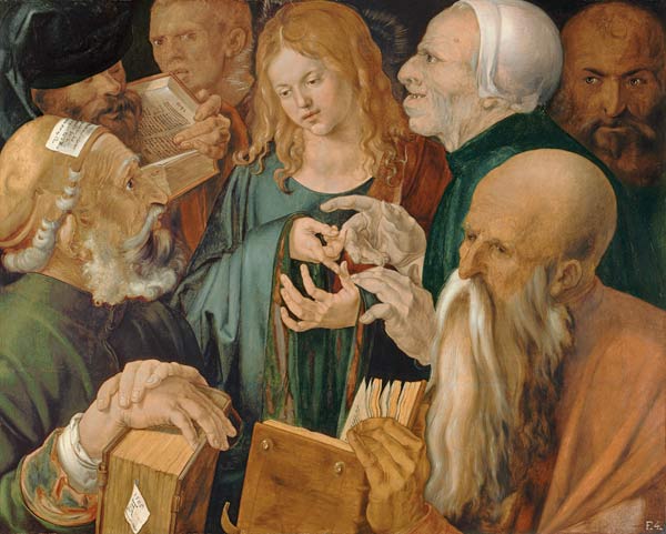 Christ among the Doctors a Albrecht Durer