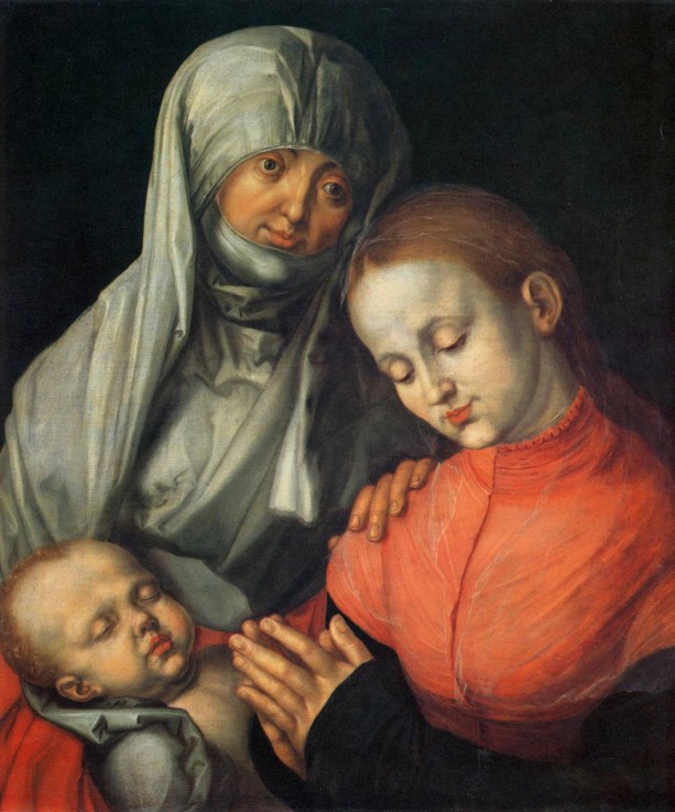 The Virgin and Child with Saint Anne a Albrecht Durer