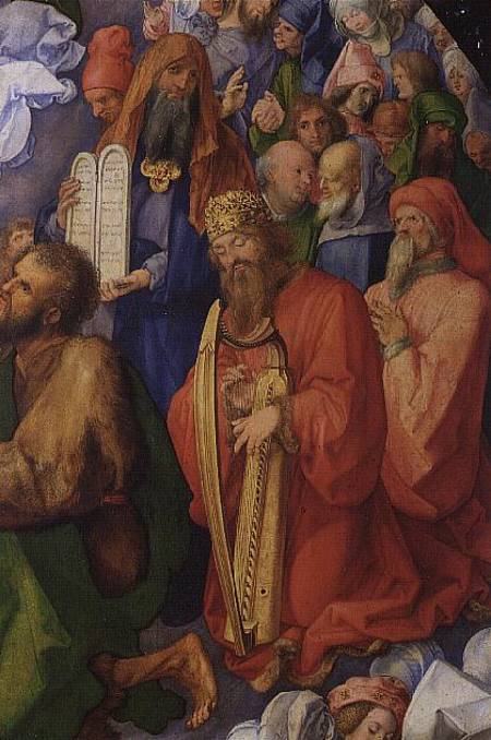 Landauer Altarpiece: King David a Albrecht Durer