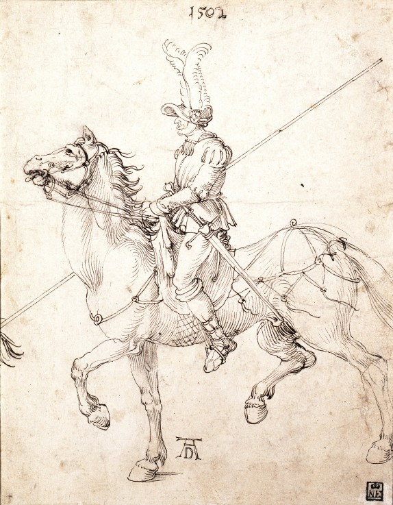 Lancer on Horseback a Albrecht Durer