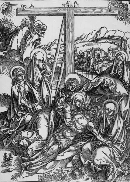 Large Lamentation of Christ / Dürer a Albrecht Durer