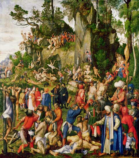 Martyrdom of the Ten Thousand a Albrecht Durer