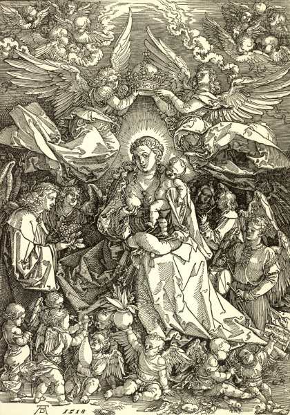 Mary as Queen of Angels / Dürer / 1518 a Albrecht Durer