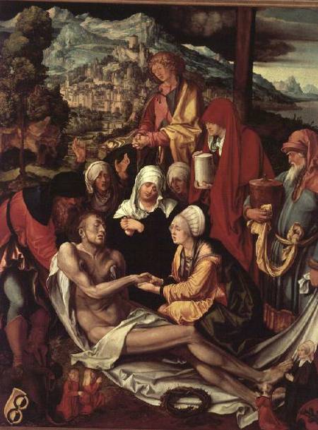Mourning of the Dead Christ a Albrecht Durer