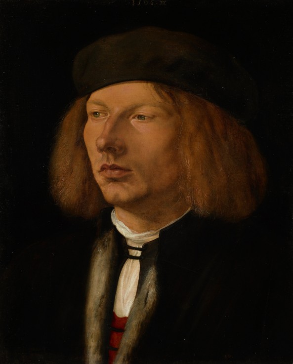 Portrait of Burkhard von Speyer a Albrecht Durer
