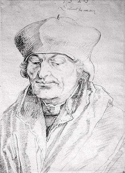 Portrait of Desiderius Erasmus (1469-1536) 1520 a Albrecht Durer
