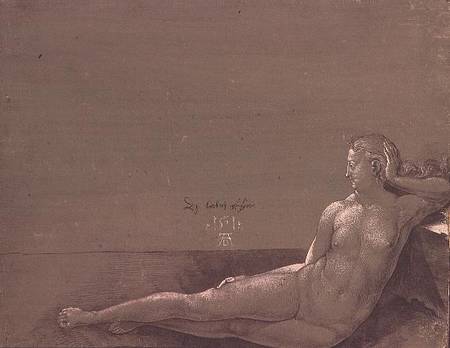 Reclining female nude a Albrecht Durer