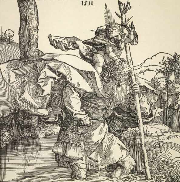 Saint Christopher / Dürer / 1511 a Albrecht Durer