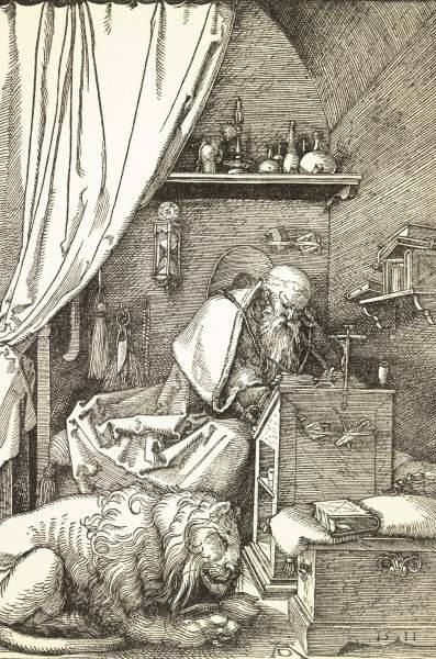 St Hieronymus in the Cell / Dürer / 1511 a Albrecht Durer