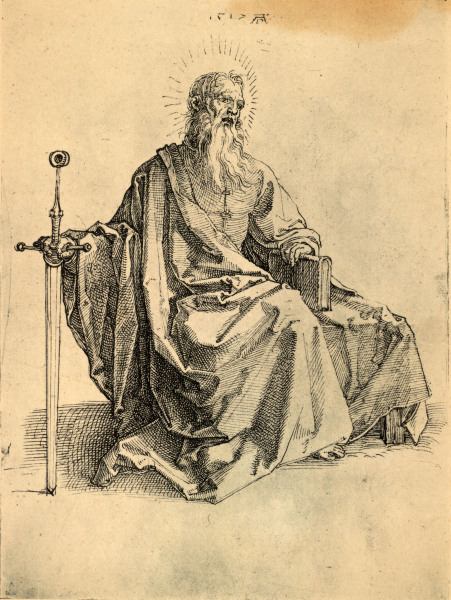 The Apostle Paul / Dürer / 1517 a Albrecht Durer