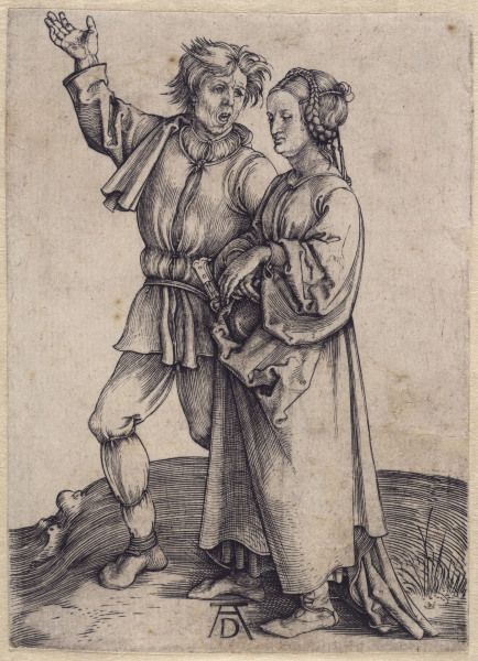 The Farmer and his Wife / Dürer / 1495 a Albrecht Durer