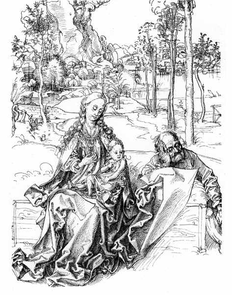 The Holy Family / Dürer a Albrecht Durer