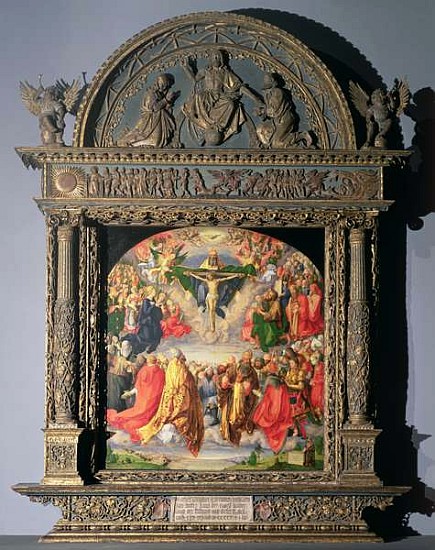 The Landauer Altarpiece, All Saints Day a Albrecht Durer