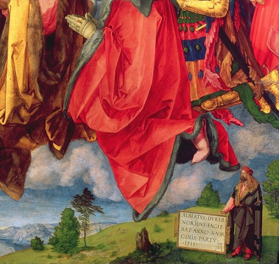 The Landauer Altarpiece, All Saints Day, 1511 (detail of 68677) a Albrecht Durer