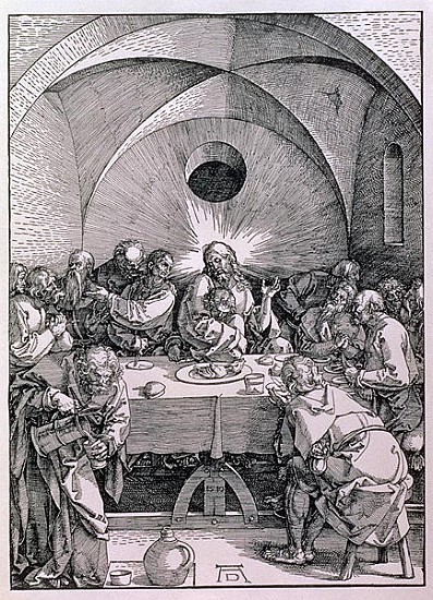 The Last Supper from the ''Great Passion'' series, pub. 1511 a Albrecht Durer