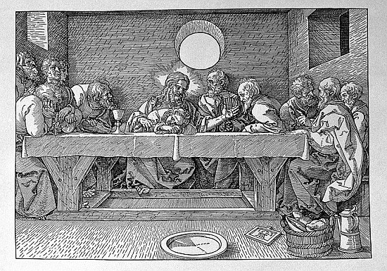 The Last Supper, pub. 1523 a Albrecht Durer