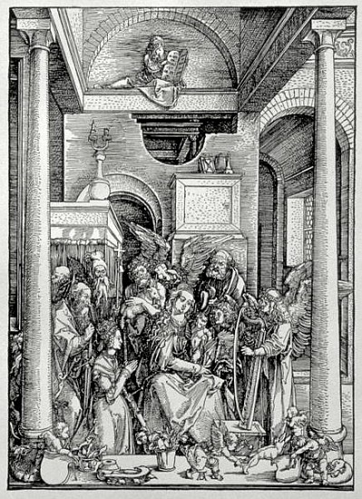The Virgin and Child with Saints a Albrecht Durer