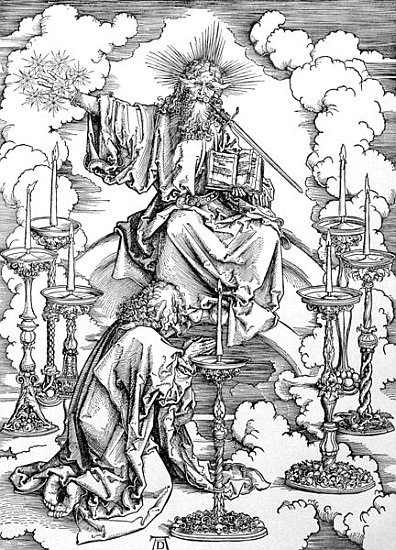 The Vision of The Seven Candlesticks from the ''Apocalypse'' or ''The Revelations of St. John the Di a Albrecht Durer