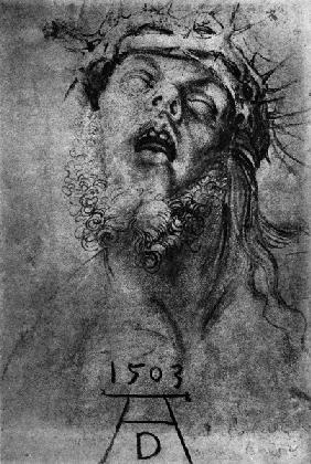 Dürer / Head of the dead Christ