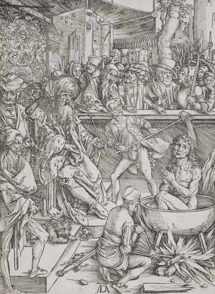 Torture of John the Evangelist / Dürer a Albrecht Durer