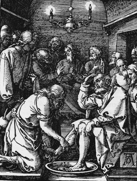 Washing of the Feet / Dürer / c.1509 a Albrecht Durer