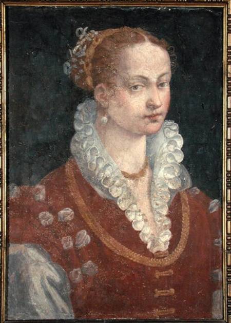 Portrait of Bianca Cappello (c.1542-87) Wife of Francesco de Medici, Grand Duke of Tuscany a Alessandro Allori