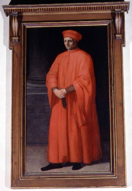 Portrait of Marco Datini (c.1335-1410) a Alessandro Allori