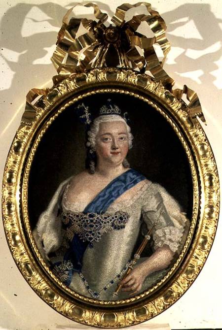 Portrait of the Empress Elizabeth of Russia a Alessandro  Cocchi