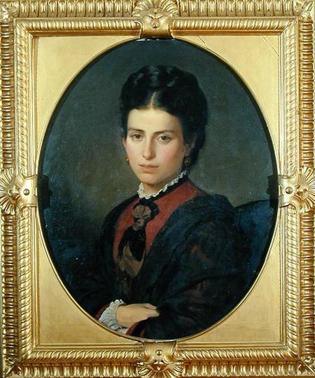 Portrait of Emilia Sampieri a Alessandro Franchi