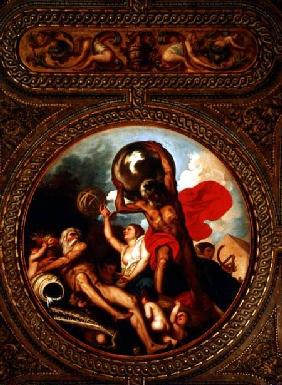 Allegory of Astronomy, from the ceiling of the library