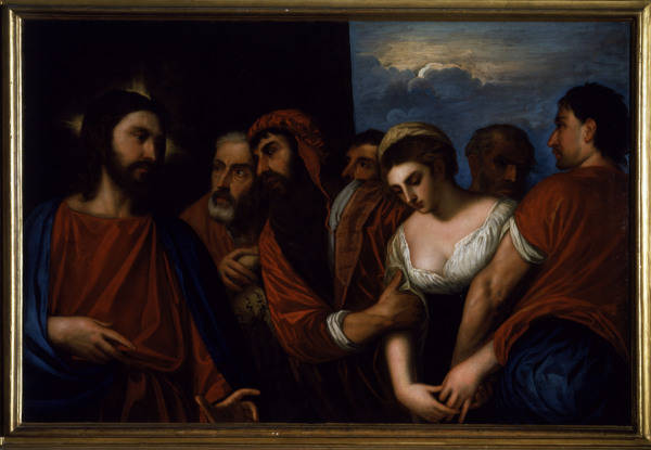 Christ and the Adulteress / Varotari a Alessandro Varotari