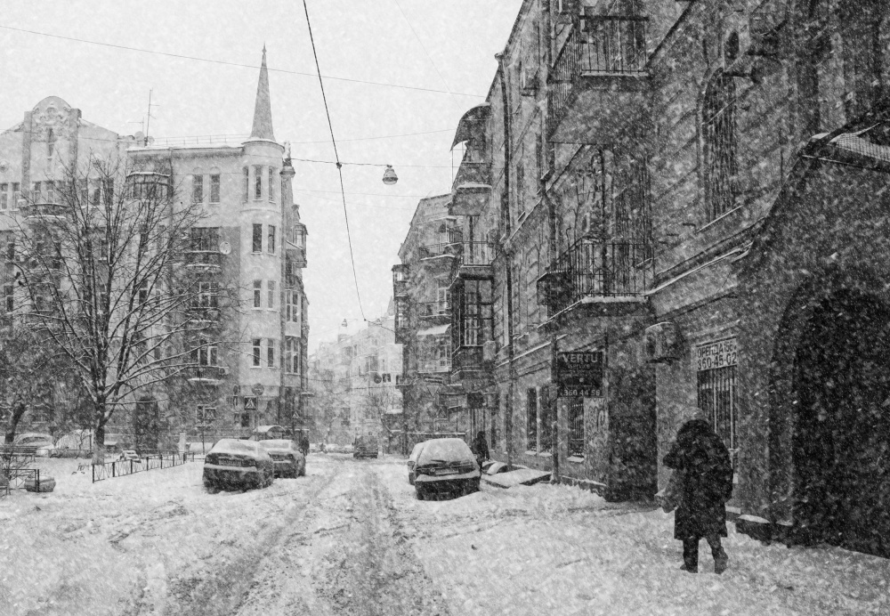 It snows a Alexander Kiyashko