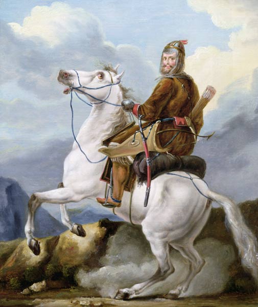 An Oriental Warrior a Alexander Orlowski