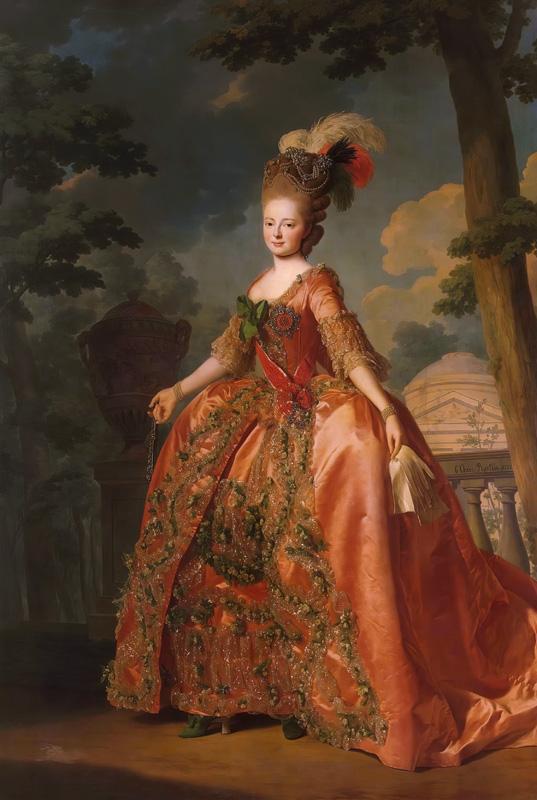 Portrait of Empress Maria Feodorovna (Sophie Dorothea of Württemberg) (1759-1828) a Alexander Roslin