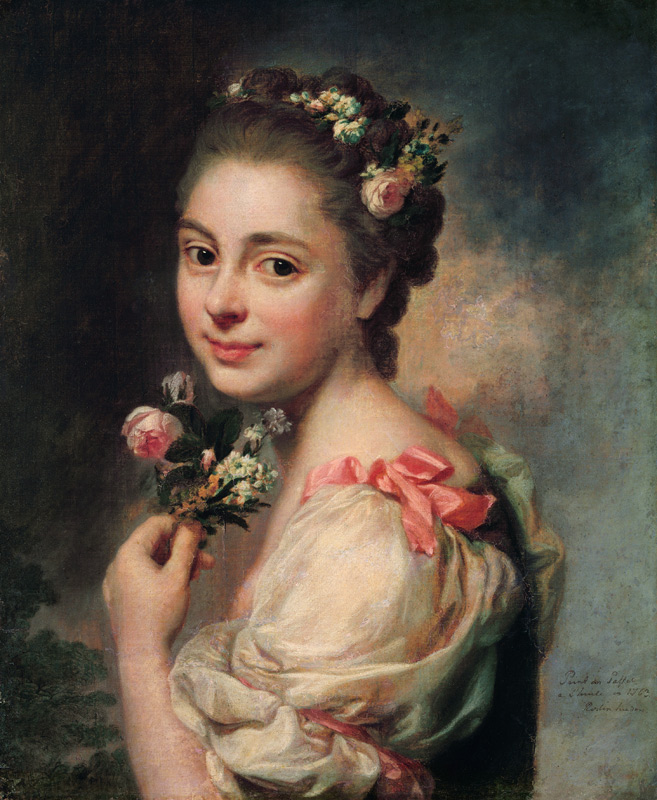 Portrait of the Artist's Wife, Marie Suzanne a Alexander Roslin