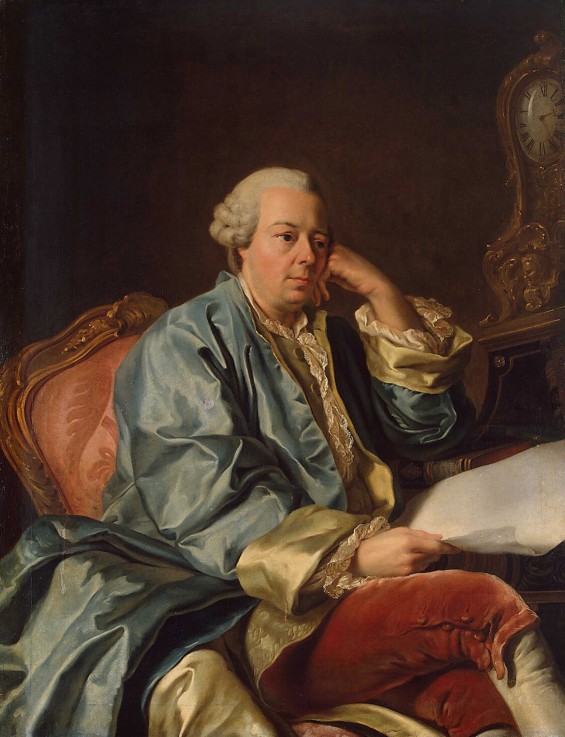 Portrait of Ivan Ivanovich Betskoi (1704-1795) a Alexander Roslin