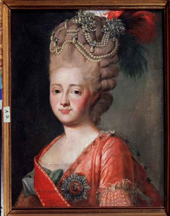 Portrait of Empress Maria Feodorovna (Sophie Dorothea of Württemberg) (1759-1828) a Alexander Roslin