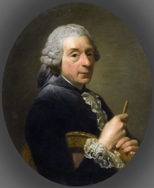 Portrait of François Boucher (1703-1770) a Alexander Roslin
