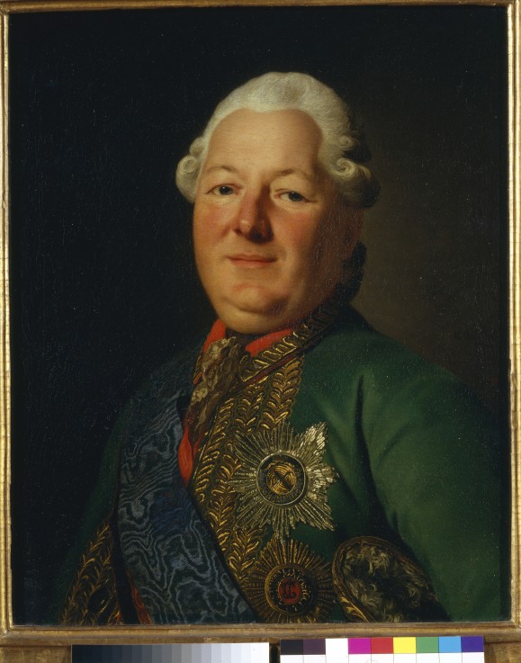 Portrait of Prince Vasily Dolgorukov-Krymsky (1722-1782) a Alexander Roslin
