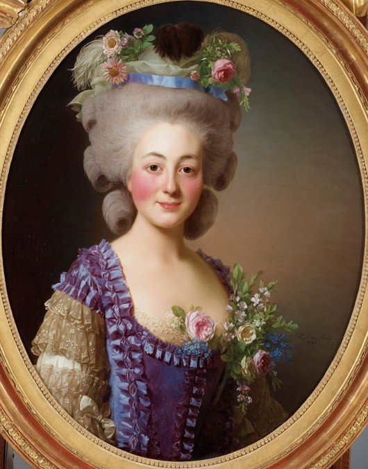 Portrait of Countess de Bavière-Grosberg a Alexander Roslin