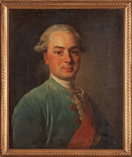 Portrait of the Count Ivan Ivanovich Shuvalov (1727-1797) a Alexander Roslin