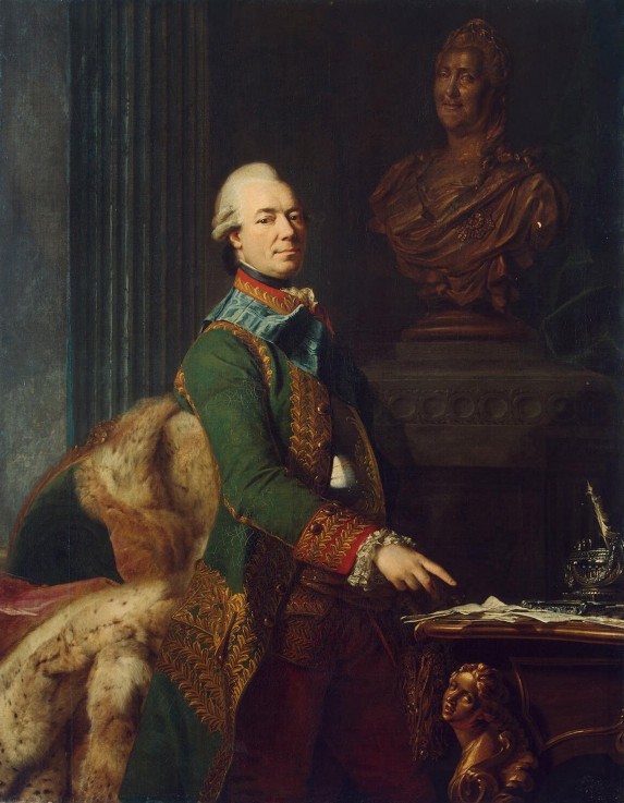 Portrait of Count Zakhar Chernyshov a Alexander Roslin