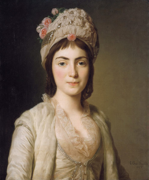 Portrait of Zoie Ghica, the Princess of Moldavia a Alexander Roslin