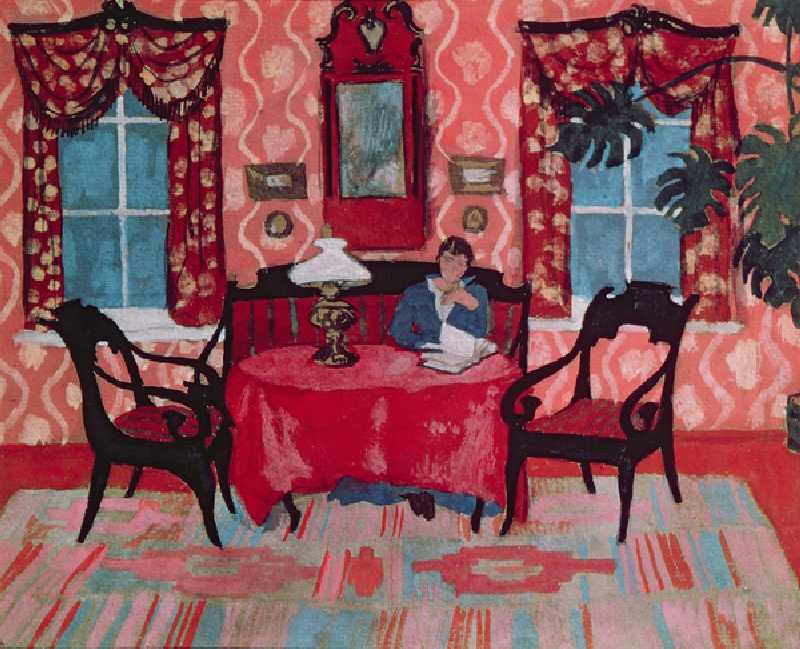 The Pink Room, 1917 (oil on canvas) a Alexander Schevtschenko