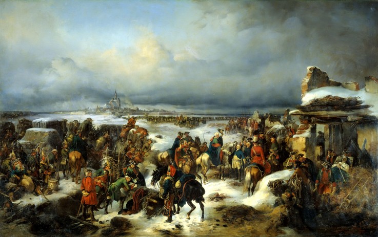 The capture of the Prussian fortress of Kolberg on 16 December 1761 a Alexander von Kotzebue