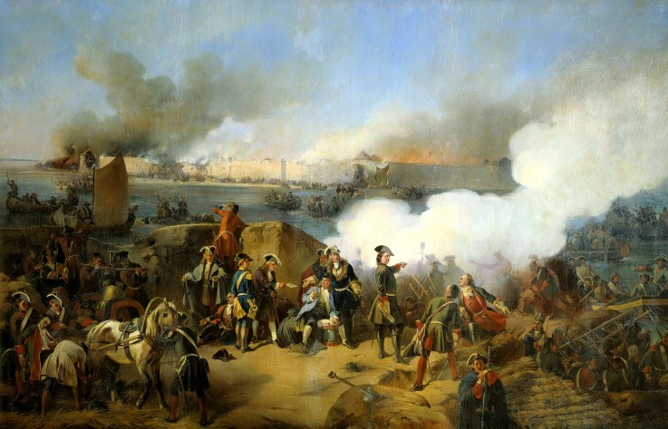 Taking of the Swedish Nöteburg Fortress by Russian Troops on October 11, 1702 a Alexander von Kotzebue