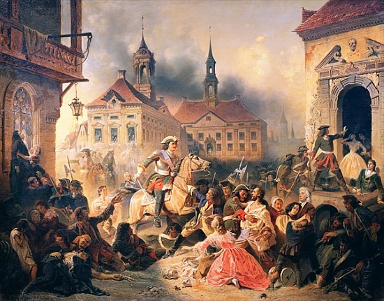 Peter the Great conquers Narva in 1704 a Alexander Ivanovich Sauerweid