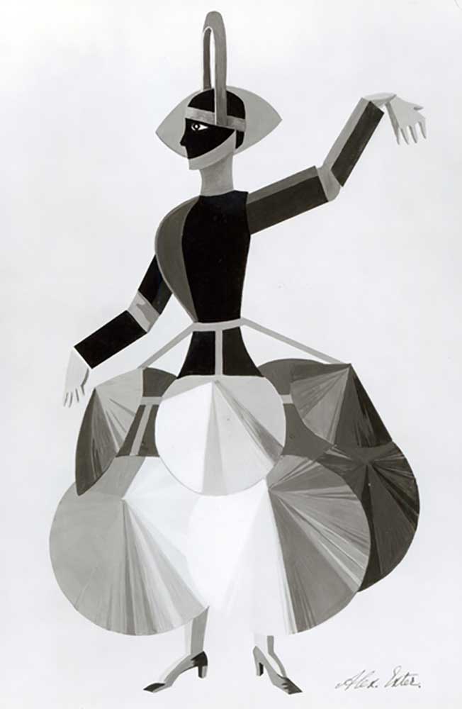 Costume design for the film Aelita, 1924 a Alexandra Exter