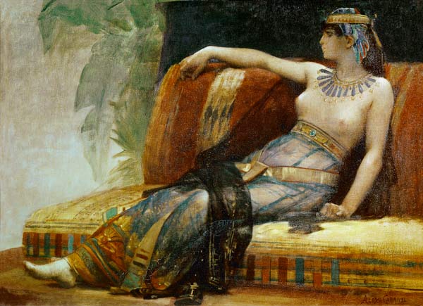 Cleopatra (69-30 BC), preparatory study for 'Cleopatra Testing Poisons on the Condemned Prisoners' a Alexandre Cabanel